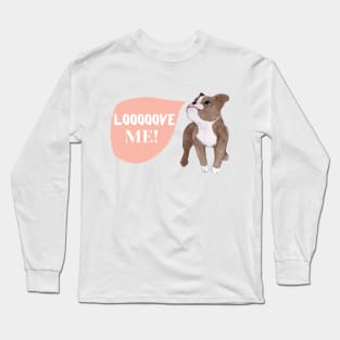 Baby and dog Long Sleeve T-Shirt